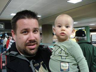 My son, Kevin, and grandson, Holden