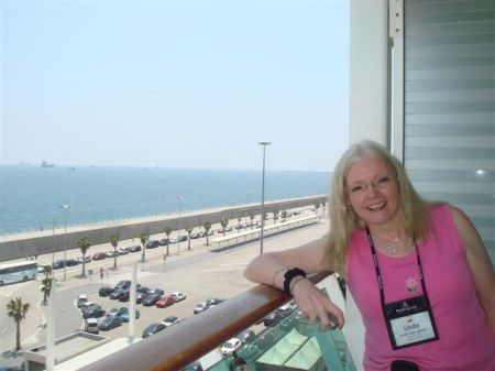 Me on the Balcony of the Cruise Ship