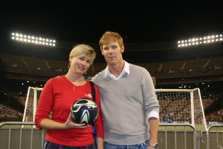 Rene with Alexi Lalas