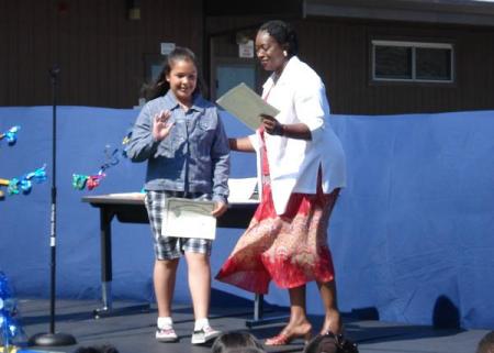 My Daughter Receiving Presidential Honors