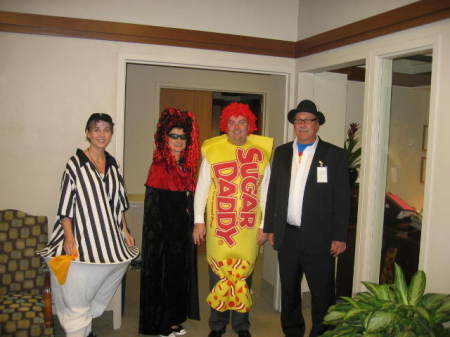 Marti and Coworkers on Halloween