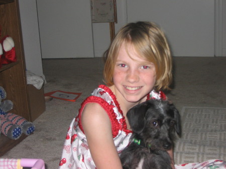 sydney and our dog