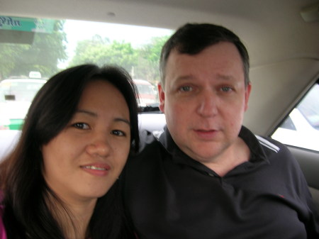 me and arlene in the philippines