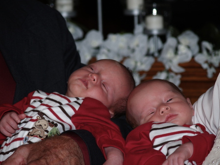 My new twin grandson's