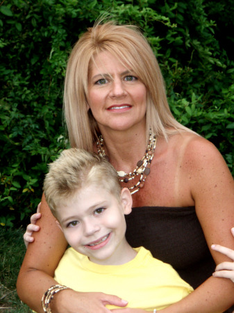 My son, Adam, and I - July 2008