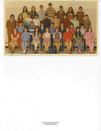 St. Veronica's, Class of 1972