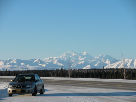 Mt. Denali in the winter