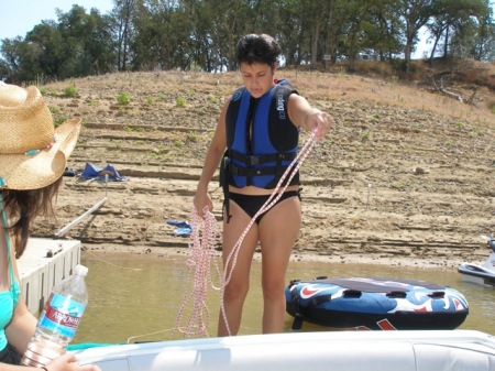 Adriane at lake Nacimento