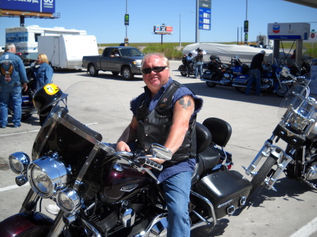 On my 2006 Harley Road King
