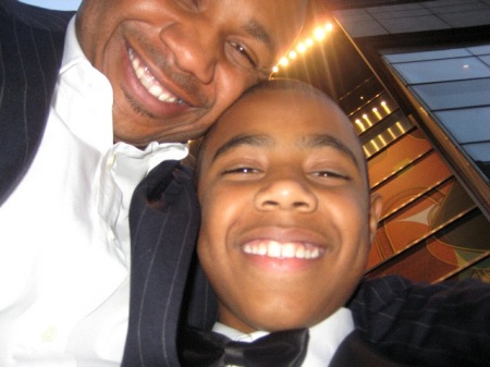me and my son kareem jr