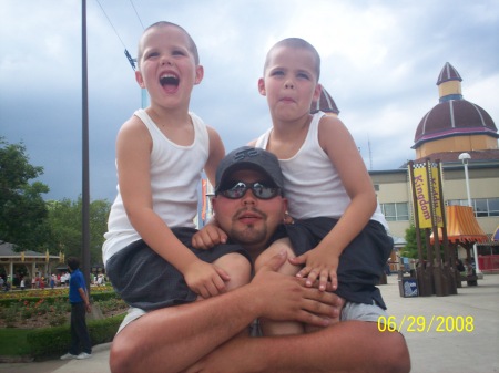 My son Joe and his sons Isiah and Iain