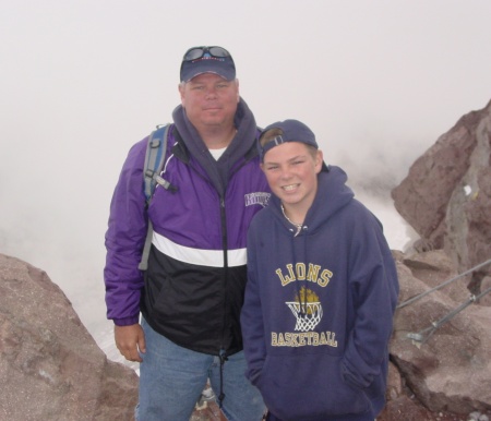Nick & Ed at the top of Mt Lassen