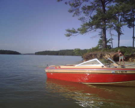 Summer day Lake Martin, Alabama