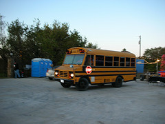 Munster Mansion tour bus