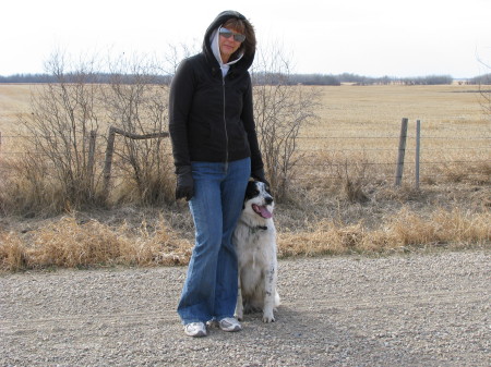 Trudy & Boo the dog