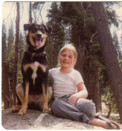 Me and my dog Pooh (yes Pooh) 1980