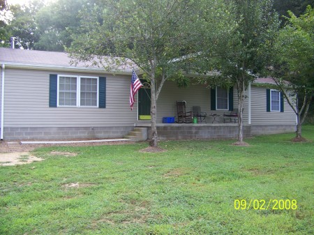 Our home in Linden, Tn