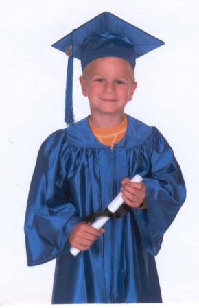 Jake graduates from pre-school