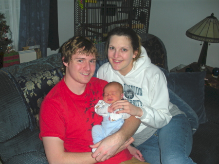 My son Michael, Julie and their new son Landon