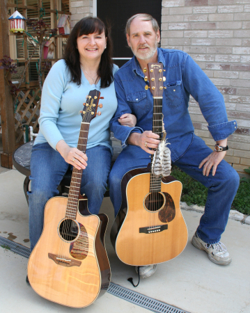 David and I along with our favorite guitars