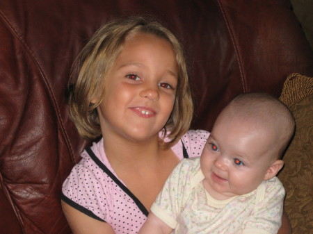 Granddaughters Cambrie and Addison