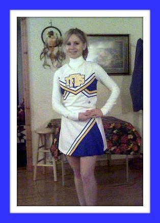 My 15 yr. olds 2008-2009 uniform....oh-cheer!l