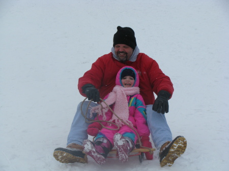 Megan & Daddy 2009