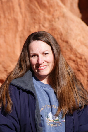 Lori at Garden of the Gods, Colorado, 1/2009