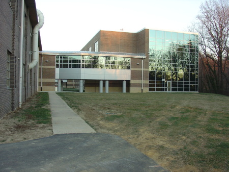 New addition - southwest side, back of school