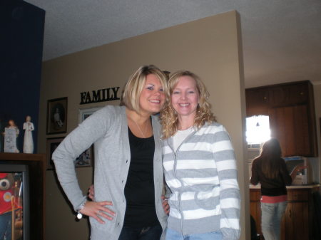 Me and my cousin Jessi (Thanksgiving 08)