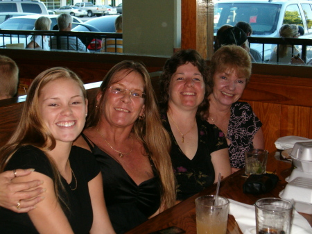 The girls out for dinner in St Petersburg, FL