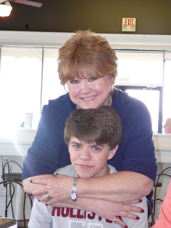 With my 15 yr. old grandson, Rob