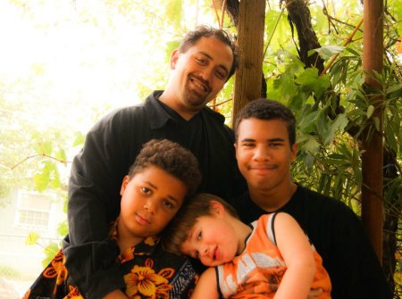 Son in law Doug and grandsons Donovan, Douglas and Shaun-Logan.