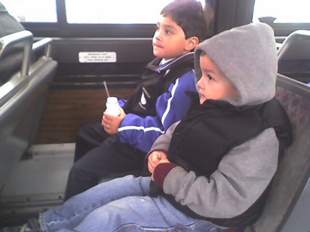 my 2 lil men