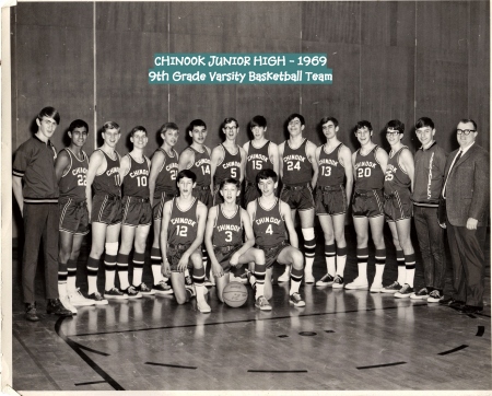 Chinook Jr High b-ball 1969