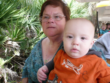 Dante and Grandma at the zoo