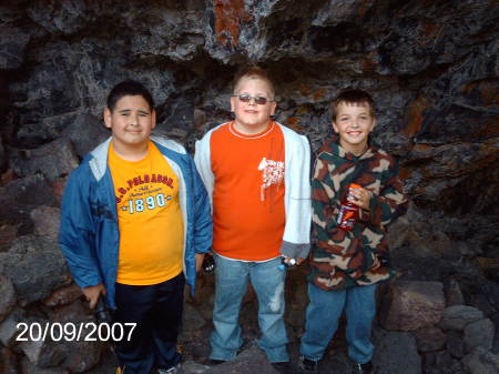 josh and friends at craters of the moon