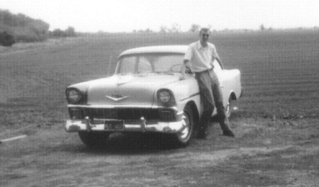 me and my 56 chevy c. 1976
