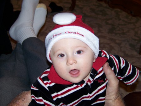 Jakey's first Christmas 2008