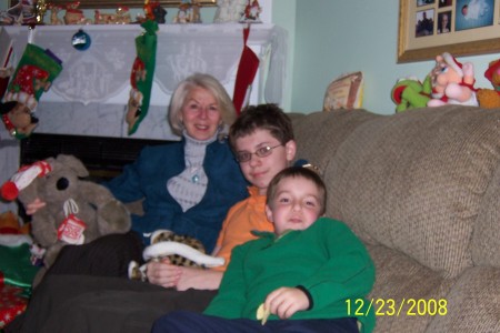 Irene and grandsons ,Daniel and David