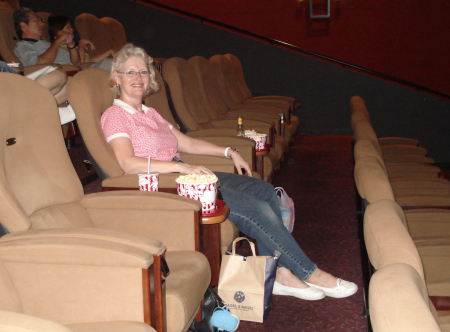 Sitting in the $20 per seat movie theater