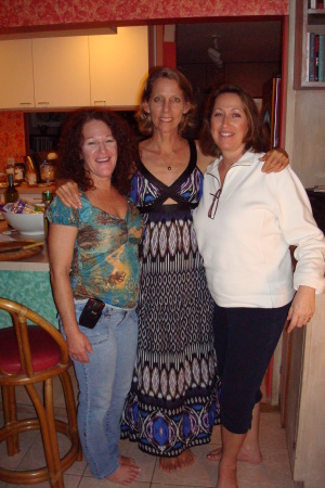 Becky White, Lisa Kats and I in Kailua 1/09