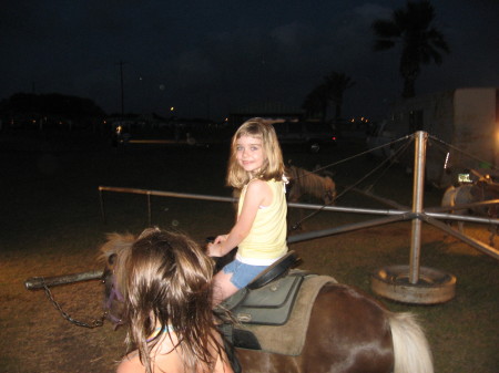 I'm riding a pony...