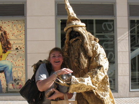 Wizard street performer