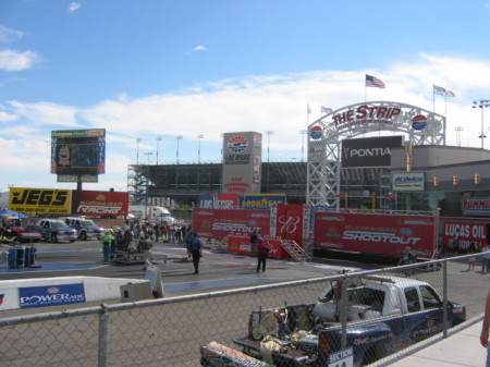 The Strip. Las Vegas Raceway.