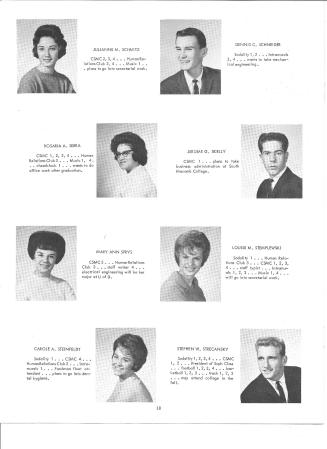 Thomas Veda's album, 1963 Servite High School Yearbook