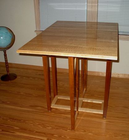 Kayse's gate leg table that I designed & made