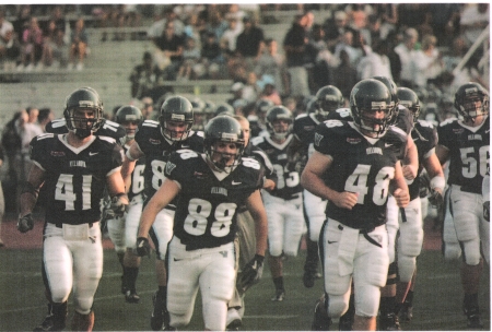 Son Joey on the Villanova Football team