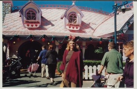 Barb in her Minnie Mouse ears