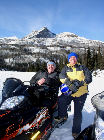 Snow machining at outdoor woman weekend